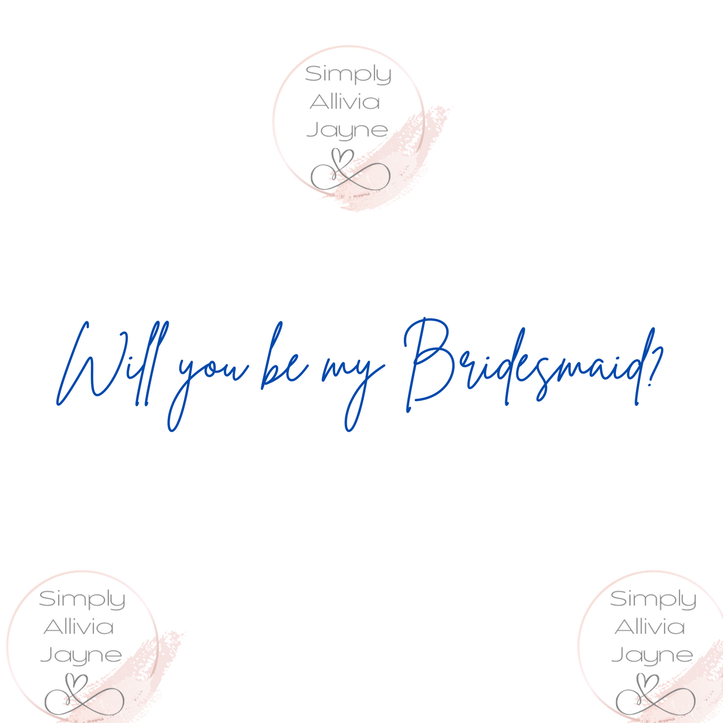 Bridesmaid Proposal Box Vinyl Sticker